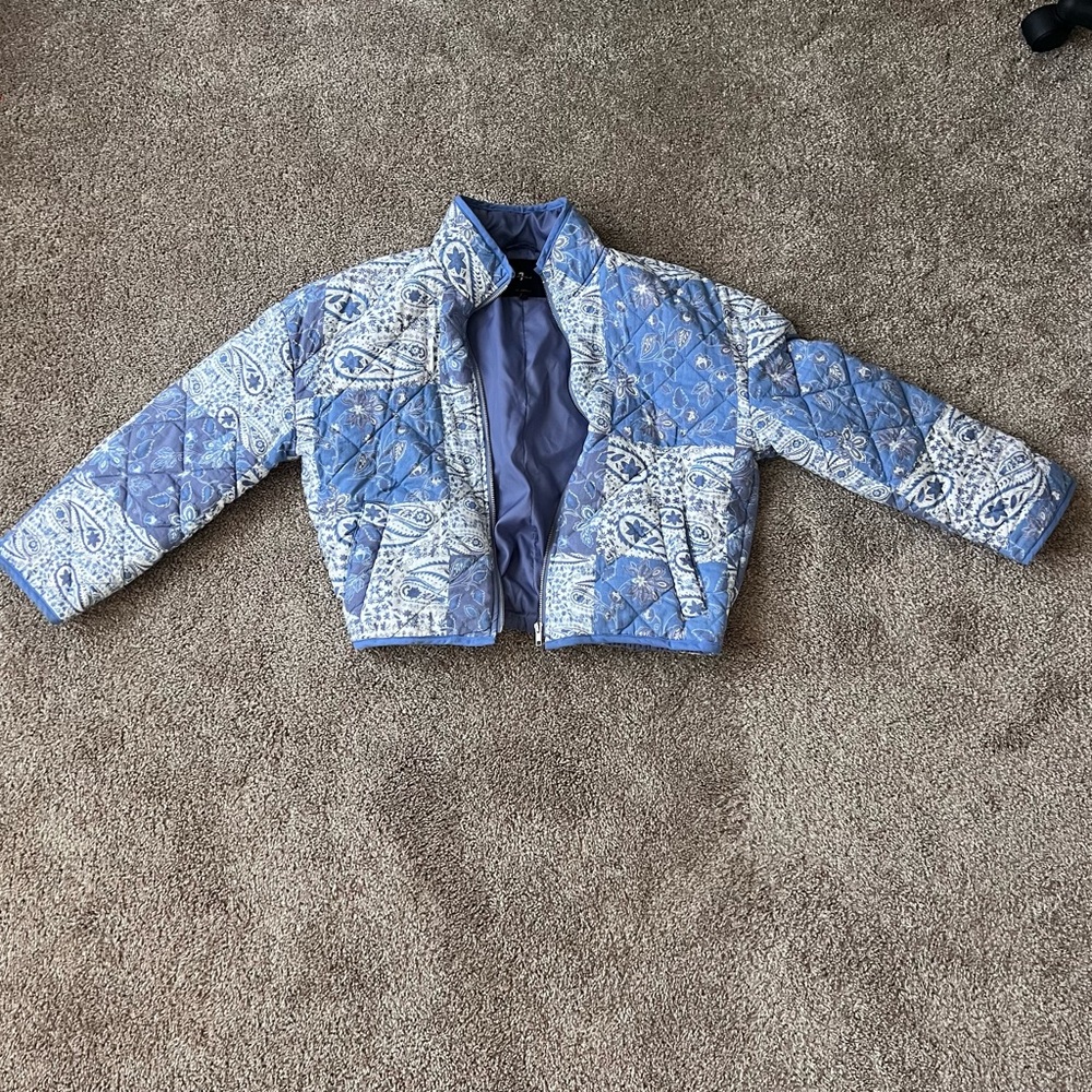 XS 7 For All Mankind paisley jacket